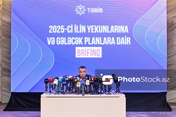 Vüqar Qurbanov - "TƏBİB-in 2025-ci ilin yekunlarına və gələcək planlara dair" brifinqində