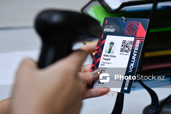 "Formula 1" üzrə Azərbaycan Qran-prisi üçün fəaliyyətə başlayan Uniforma və Akkreditasiya Mərkəzi