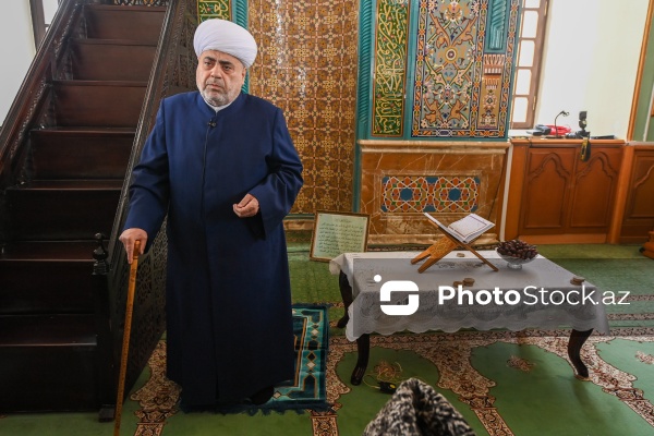 Allahşükür Paşazadə - Təzəpir məscidində qılınan bayram namazında