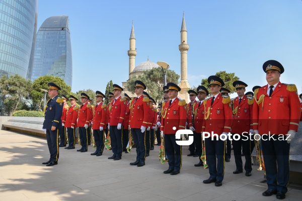 Türkiyənin Zəfər bayramı münasibətilə Bakıdakı "Türk Şəhidliyi" abidəsi ziyarət olunub