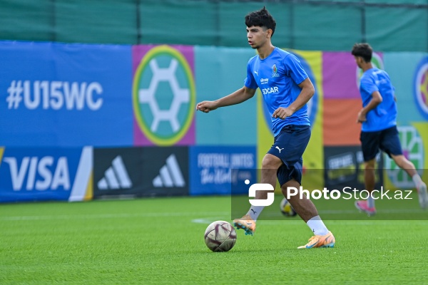 U-15 dünya çempionatı və festivalı öncəsi Azərbaycan yığmasının açıq məşqi