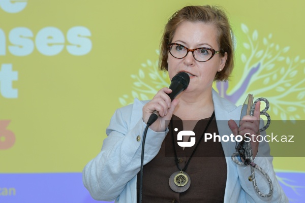 Natalya Jukova - Üçüncü Beynəlxalq Nine Senses Fest 2026 festivalına həsr olunmuş mətbuat konfransında