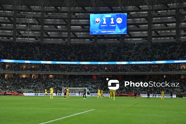 UEFA Çempionlar Liqasının liqa mərhələsinin "Sabah" - "Borussiya Dortmund" oyunu