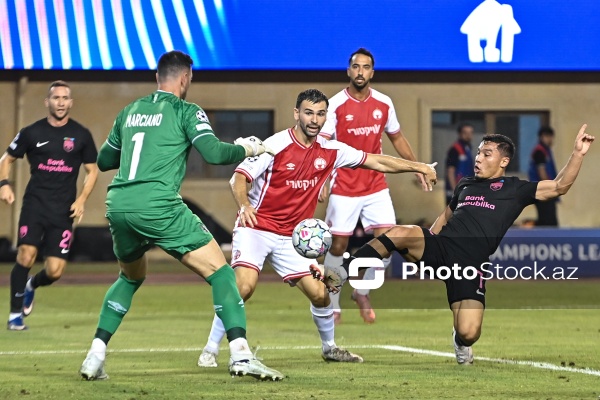 UEFA Çempionlar Liqasının pley-off mərhələsinin cavab oyunu: "Sabah" - "Hapoel"