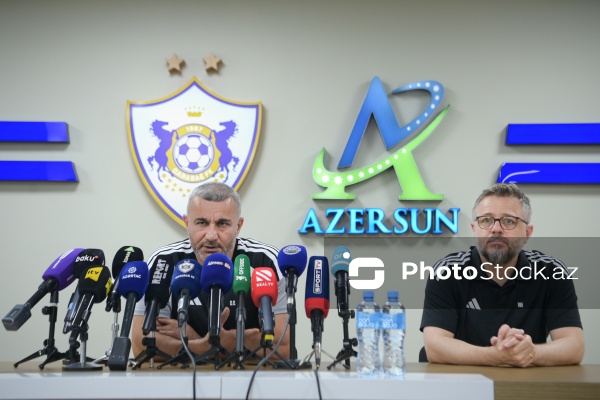 "Qarabağ"ın “Tvente” ilə oyun öncəsi mətbuat konfransı