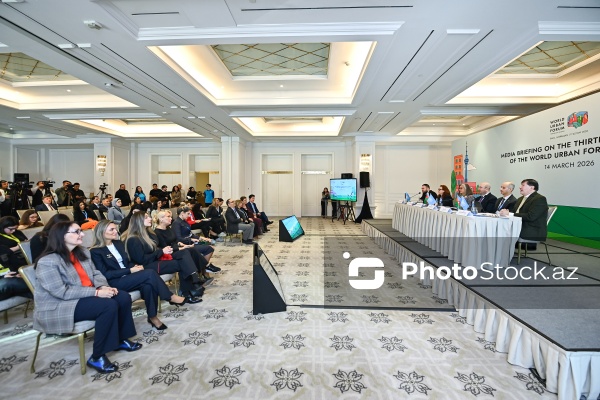 Ümumdünya Şəhərsalma Forumunun 13-cü sessiyasına həsr olunmuş brifinq