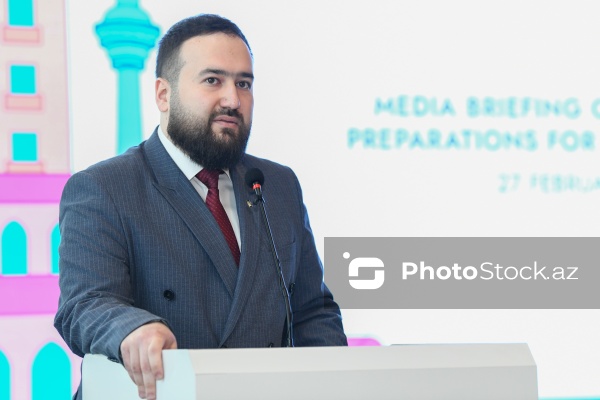 Eldar Rəsulov - WUF13 tədbirinə hazırlıq işlərinə dair brifinqdə