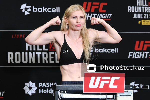 "UFC Baku Fight Night"da oktaqona çıxacaq idmançıların rəsmi çəkiölçmə mərasimi