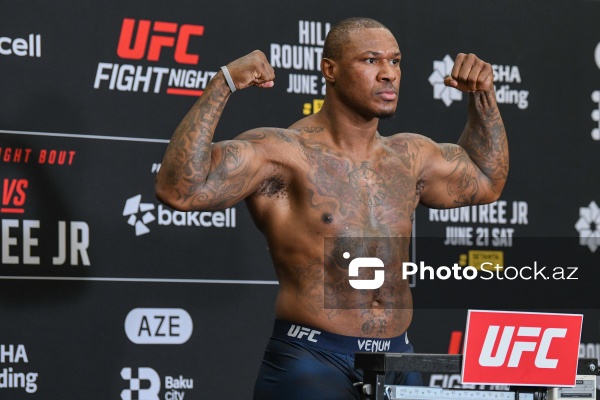 "UFC Baku Fight Night"da oktaqona çıxacaq idmançıların rəsmi çəkiölçmə mərasimi
