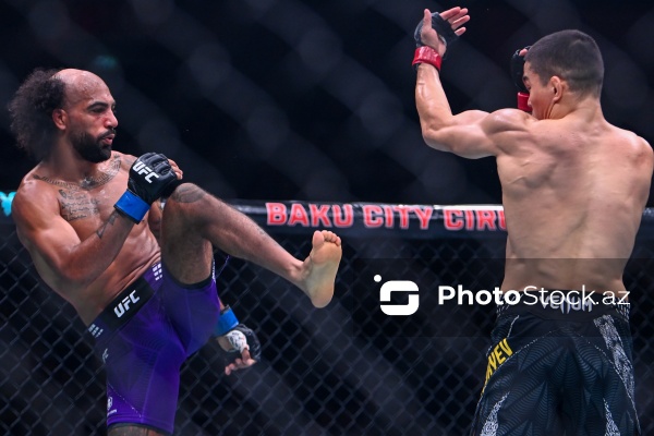 "UFC Fight Night Baku": Asu Almabayev və Çarlz Conson döyüşü