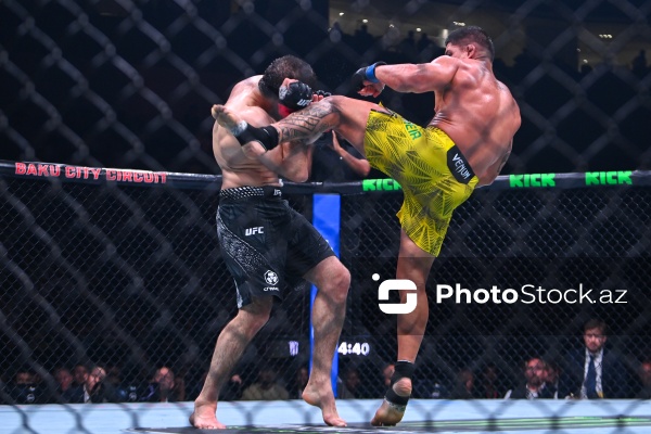 "UFC Fight Night Baku": İkram Aliskerov və Bruno Ferreyra döyüşü