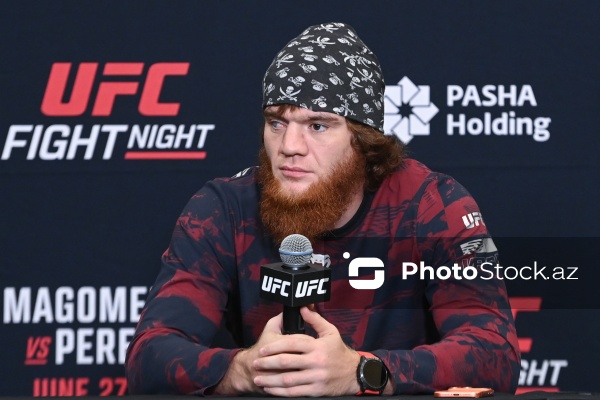 Şarabutdin Maqomedov - UFC iştirakçılarının Bakıda baş tutan mətbuat konfransında