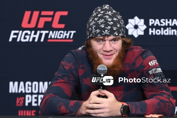 Şarabutdin Maqomedov - UFC iştirakçılarının Bakıda baş tutan mətbuat konfransında