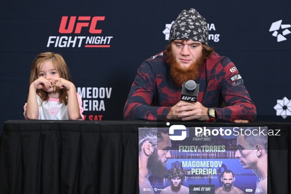 Şarabutdin Maqomedov - UFC iştirakçılarının Bakıda baş tutan mətbuat konfransında