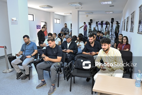 Azərbaycan millisinin Ukrayna millisinə qarşı oyunundan öncəki mətbuat konfransı