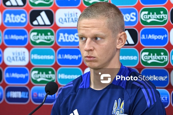Ukrayna millisinin baş məşqçisi Sergey Rebrovun mətbuat konfransı