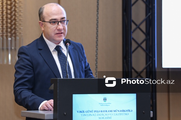 Həsən Bağırov - "Vəkil Günü" peşə bayramı münasibətilə keçirilən andiçmə və təltifolunma mərasimində