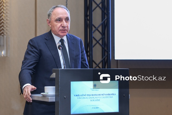 Kamran Əliyev - "Vəkil Günü" peşə bayramı münasibətilə keçirilən andiçmə və təltifolunma mərasimində