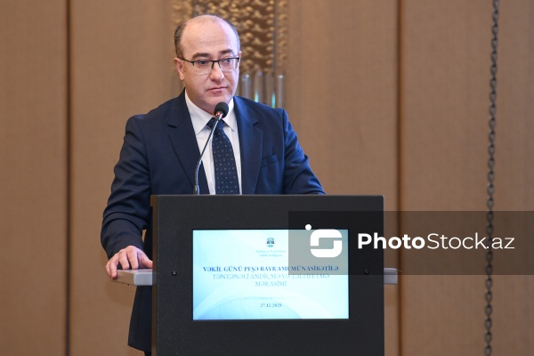 Həsən Bağırov - "Vəkil Günü" peşə bayramı münasibətilə keçirilən andiçmə və təltifolunma mərasimində