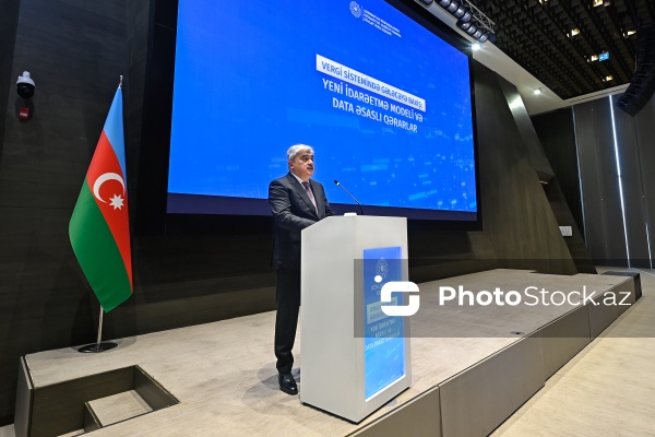 "Vergi sistemində gələcəyə baxış: yeni idarəetmə modeli və data əsaslı qərarlar" forumu