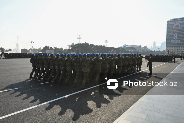 Vətən müharibəsində qələbənin beşinci ildönümünə həsr olunan hərbi parad