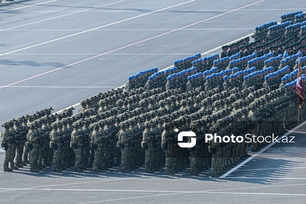 Vətən müharibəsində qələbənin beşinci ildönümünə həsr olunan hərbi parad