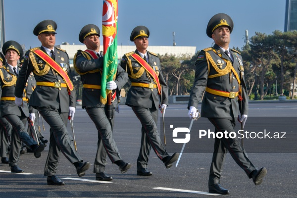 Təlim və Tədris Mərkəzinin parad heyəti