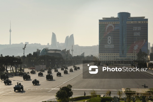 Vətən müharibəsində qələbənin beşinci ildönümünə həsr olunan hərbi parad