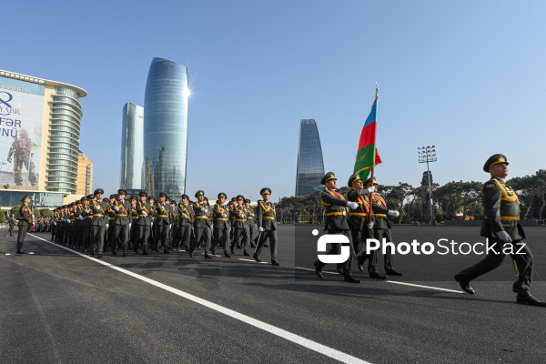 Bakı Hərbi Kollecinin parad heyəti