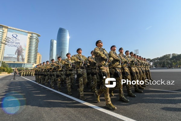 Strateji Obyektlərin Mühafizəsi Dövlət Agentliyinin parad heyəti