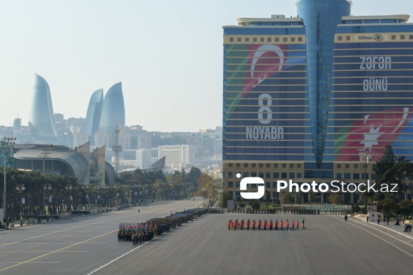 Vətən müharibəsində qələbənin beşinci ildönümünə həsr olunan hərbi parad