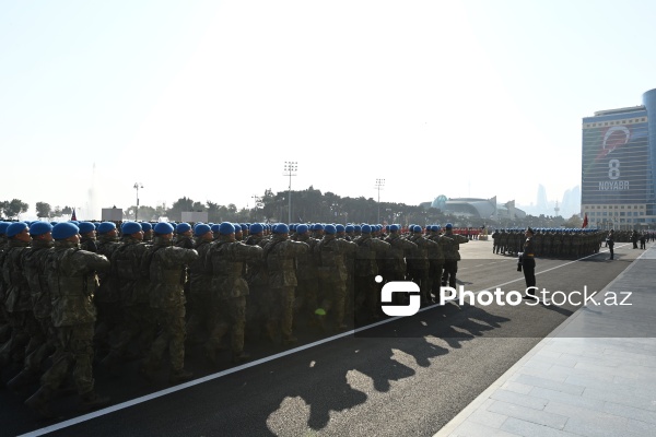 Vətən müharibəsində qələbənin beşinci ildönümünə həsr olunan hərbi parad