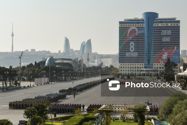 Vətən müharibəsində qələbənin beşinci ildönümünə həsr olunan hərbi parad