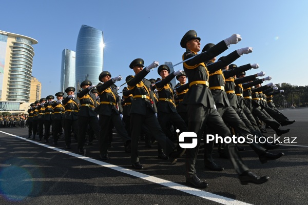Bakı Hərbi Kollecinin parad heyəti