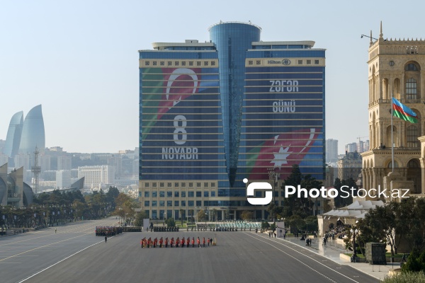 Vətən müharibəsində qələbənin beşinci ildönümünə həsr olunan hərbi parad