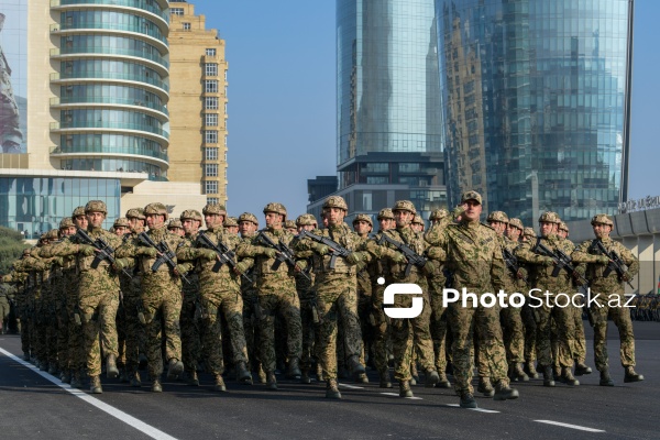 DİN-in Daxili Qoşunlarının parad heyəti