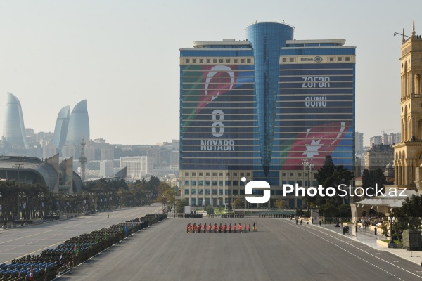 Vətən müharibəsində qələbənin beşinci ildönümünə həsr olunan hərbi parad