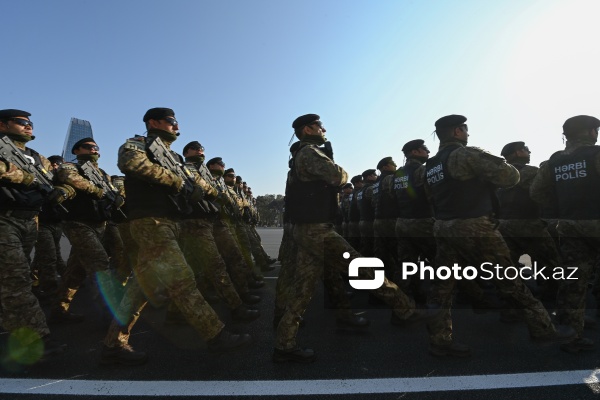 Müdafiə Nazirliyinin Hərbi Polis İdarəsinin hərbi qulluqçuları