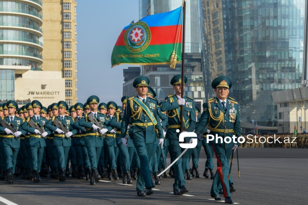  Dövlət Sərhəd Xidmətinin parad heyəti