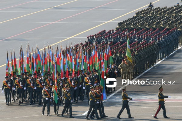 Vətən müharibəsində qələbənin beşinci ildönümünə həsr olunan hərbi parad