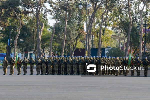 Vətən müharibəsində qələbənin beşinci ildönümünə həsr olunan hərbi parad