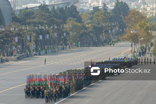 Vətən müharibəsində qələbənin beşinci ildönümünə həsr olunan hərbi parad