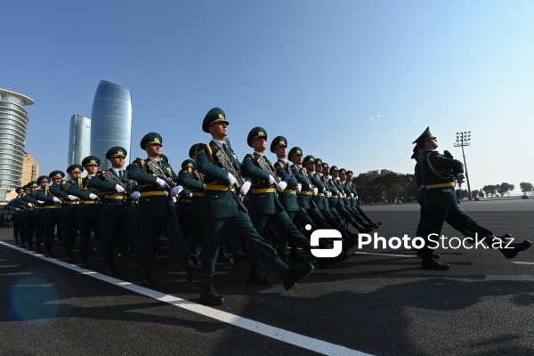 Dövlət Sərhəd Xidmətinin parad heyəti