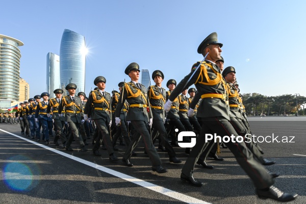 Bakı Hərbi Kollecinin parad heyəti