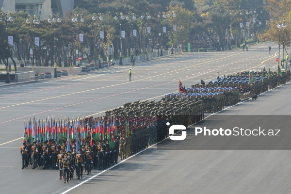 Vətən müharibəsində qələbənin beşinci ildönümünə həsr olunan hərbi parad