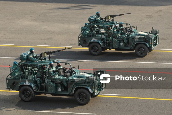 Vətən müharibəsində qələbənin beşinci ildönümünə həsr olunan hərbi parad