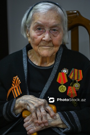 İkinci Dünya müharibəsinin arxa cəbhə veteranı, 97 yaşlı Xalifa Muratova