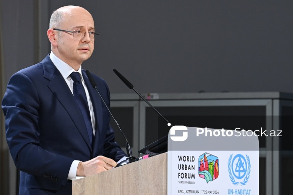 Pərviz Şahbazov - "Bağlantının mərkəzində şəhərlər: şəhər yenidənqurması və regional əməkdaşlıq" mövzusunda tədbirdə