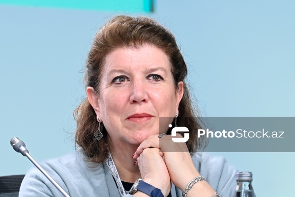 Anna Soave - “Münaqişə və həssas şəraitdə şəhərsalma məsələlərində həllər vasitəsilə sülhə əsaslanan iqlim fəaliyyəti” mövzusunda tədbirdə