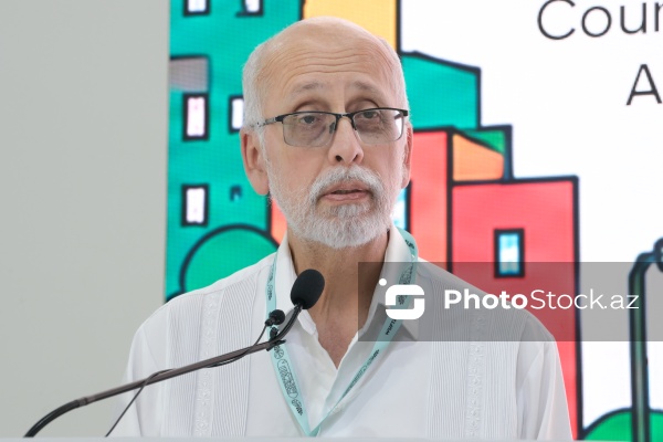 Rodriqo Labardini - "Münaqişədən sonra şəhər yenidənqurması: Humanitar mina təmizlənməsinin kritik rolu" adlı sessiyada
